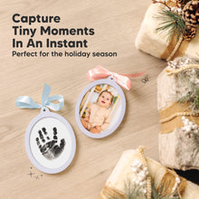 Load image into Gallery viewer, Bitsy Inkless Baby Print and Photo Ornaments (Mist Blue)
