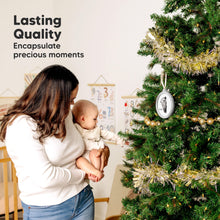 Load image into Gallery viewer, Bitsy Inkless Baby Print and Photo Ornaments (Silver)
