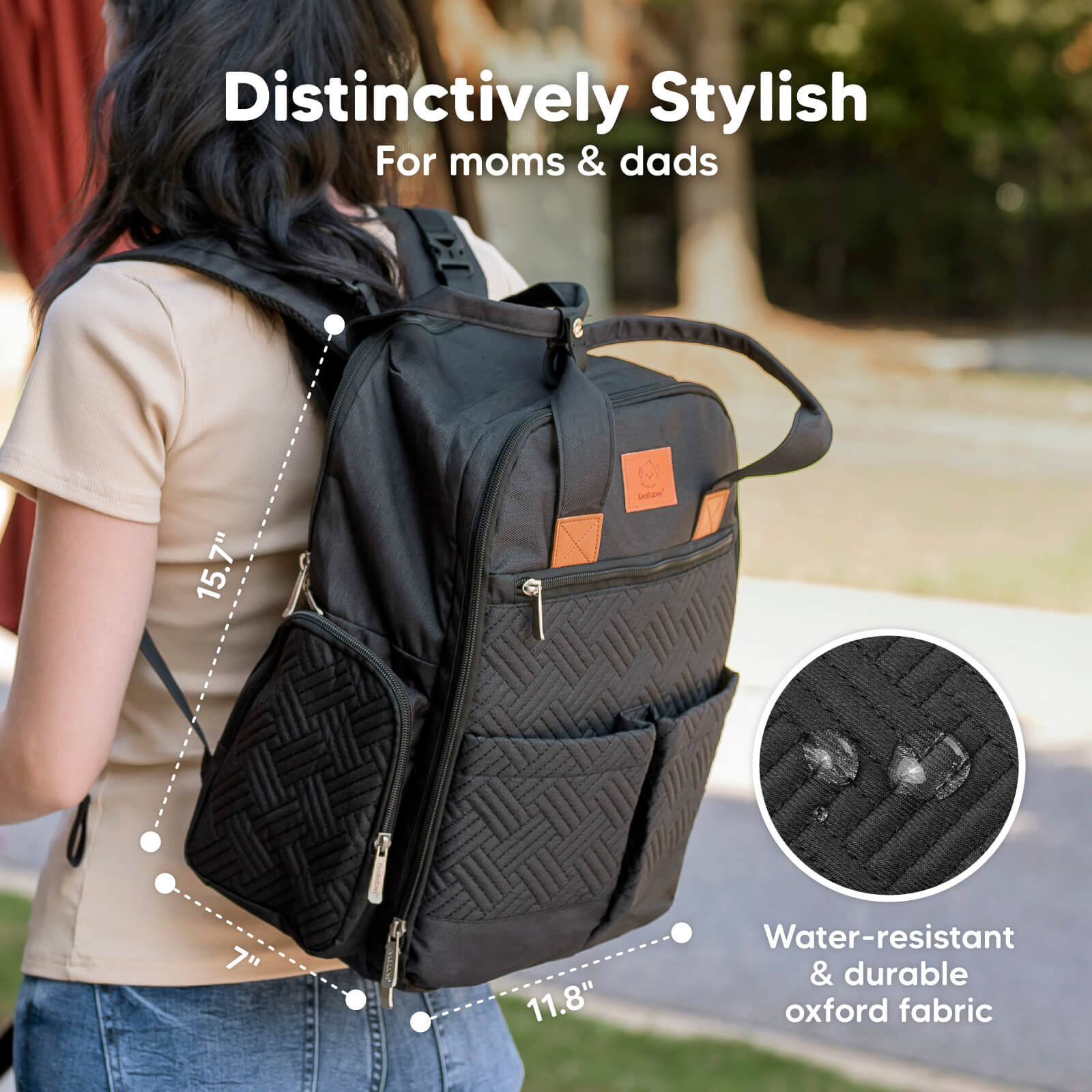 KeaBabies Bree Diaper Backpack KeaBabies Bree Diaper Backpack