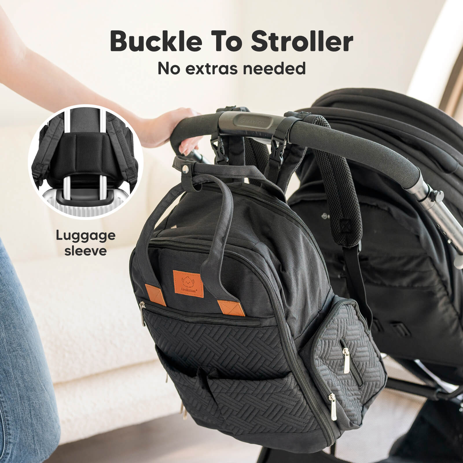 KeaBabies Bree Diaper Backpack KeaBabies Bree Diaper Backpack