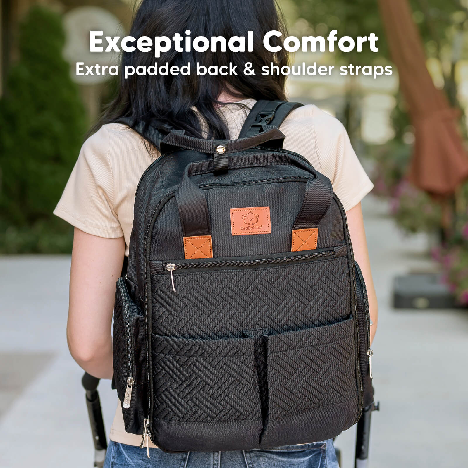 bree laptop backpack KeaBabies Bree Diaper Backpack