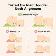 Load image into Gallery viewer, Buddy Toddler Pillow (Jolly Rainbow)
