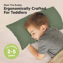 Load image into Gallery viewer, Buddy Toddler Pillow (Jungle Green)
