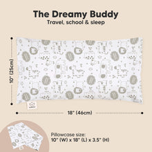 Load image into Gallery viewer, Buddy Toddler Pillow (KeaSafari)

