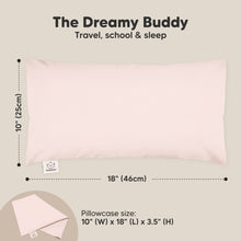 Load image into Gallery viewer, Buddy Toddler Pillow (Mist Pink)
