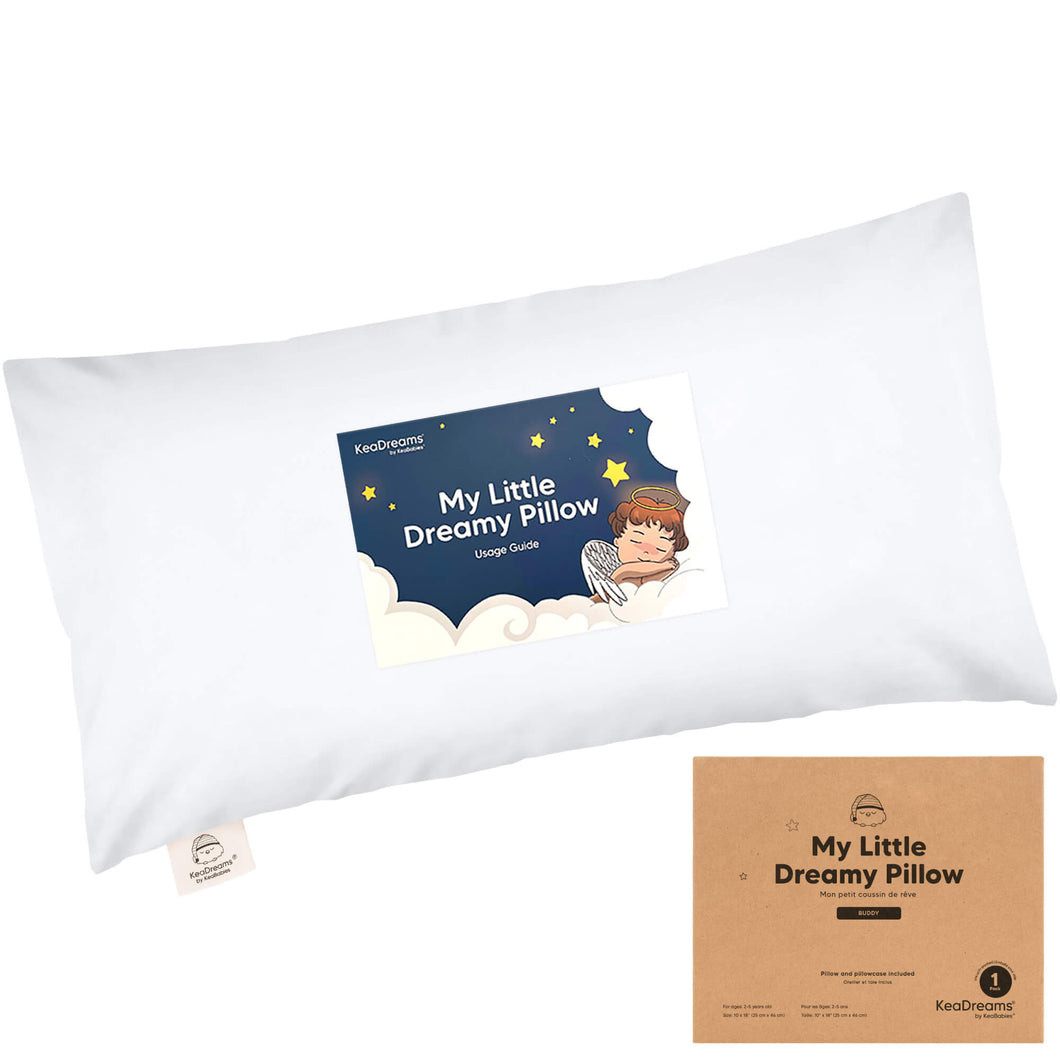 Buddy Toddler Pillow (Soft White)
