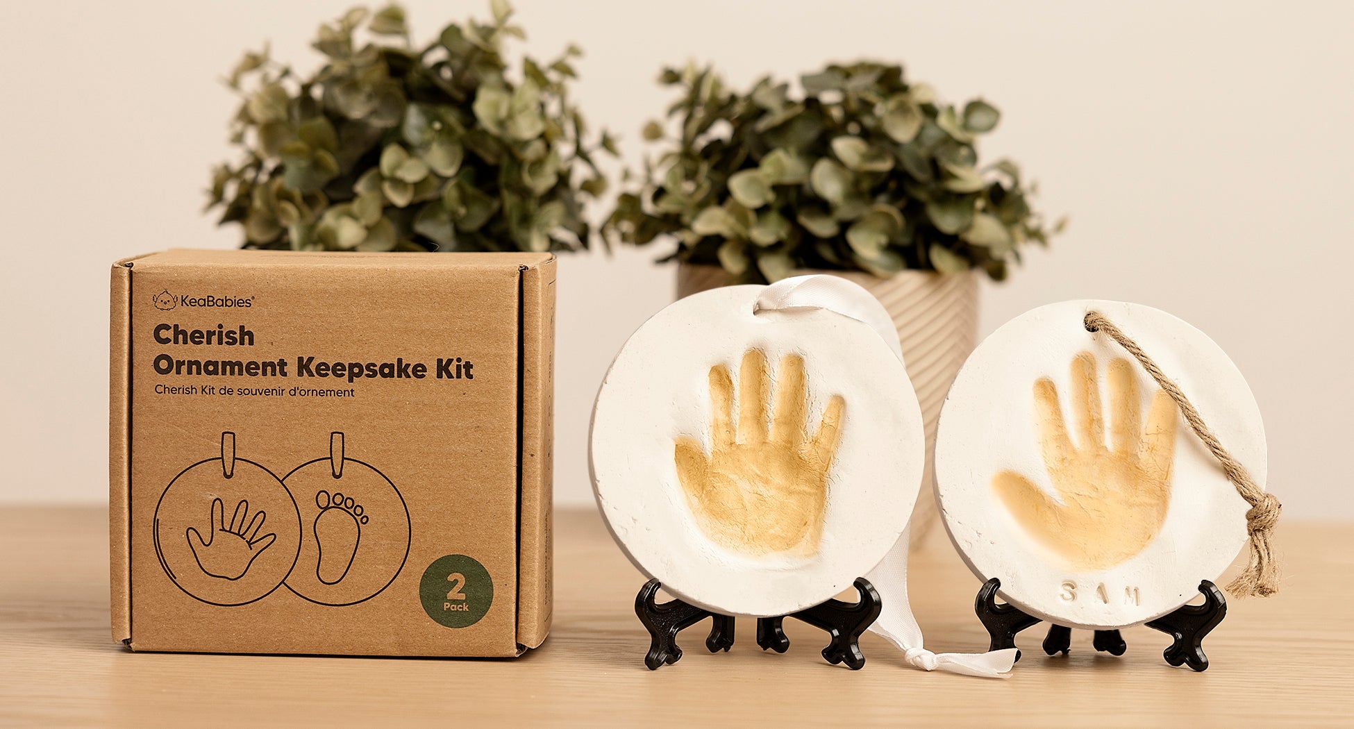  Family Handprint Kit - Gifts for New Parents -Create Lasting  DIY Craft Keepsake Wooden Frame -Includes 5 Paint Colors - Transparent  Sheets (Brown) : Baby