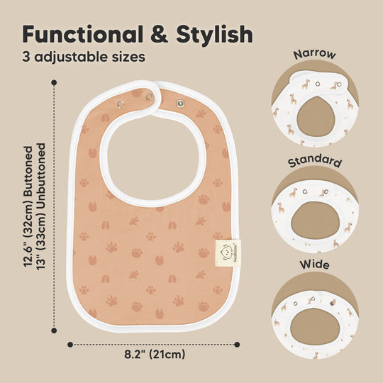 8-Pack Coast Drool Bibs (Wilderness)