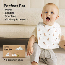 Load image into Gallery viewer, 8-Pack Coast Drool Bibs (Wilderness)
