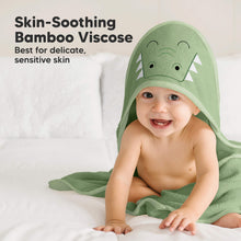 Load image into Gallery viewer, Cuddle Baby Hooded Towel (Alligator)
