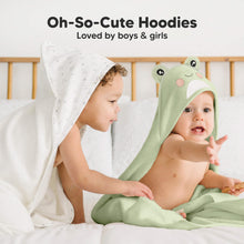 Load image into Gallery viewer, Cuddle Baby Hooded Towel (Frog, Petite)
