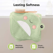 Load image into Gallery viewer, Cuddle Baby Hooded Towel (Frog)
