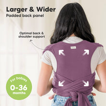 Load image into Gallery viewer, D-Lite Wrap Carrier (Dark Mauve)
