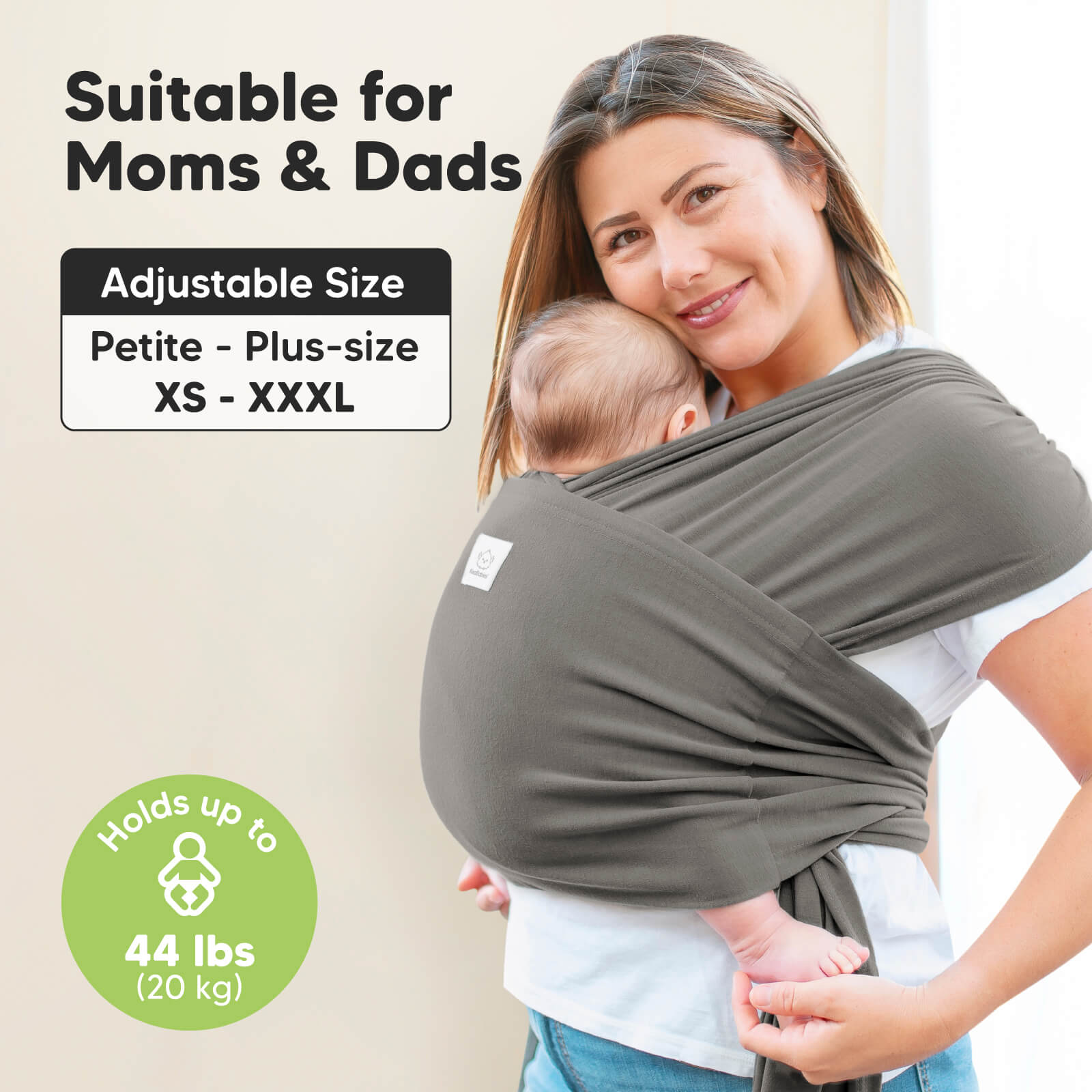 Soft Stretchy Baby Wrap Carrier Sling – KeaBabies