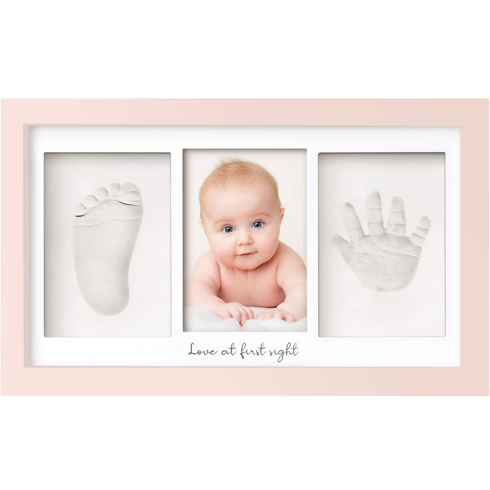 Baby Handprint & Footprint Keepsake Duo Frame 25821381820602