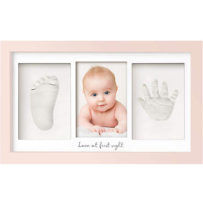 Baby Handprint & Footprint Keepsake Duo Frame