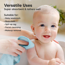 Load image into Gallery viewer, Deluxe Baby Washcloths (Candy Pop)
