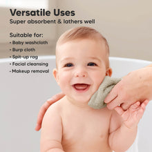 Load image into Gallery viewer, Deluxe Baby Washcloths (Earth Brown)
