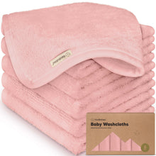 Load image into Gallery viewer, Deluxe Baby Washcloths (Rosy)
