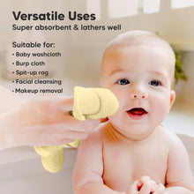 Load image into Gallery viewer, Deluxe Baby Washcloths (Sunshine)
