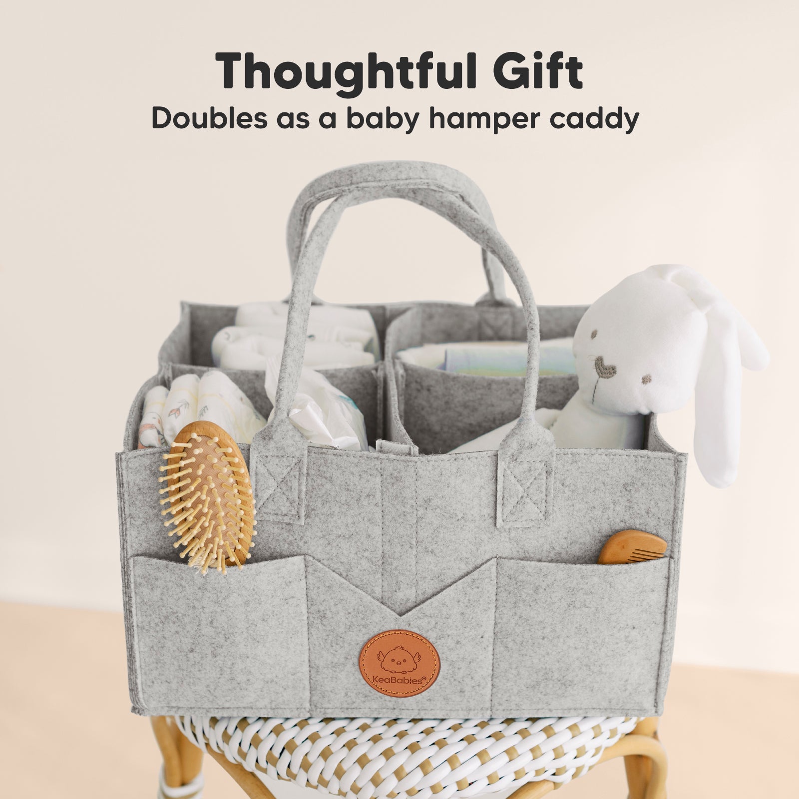 Thoughtful Gift
Doubles as a baby hamper caddy
 26178636710074