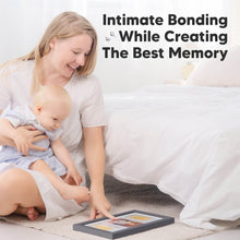 Load image into Gallery viewer, Baby Handprint &amp; Footprint Keepsake Duo Frame (Gunmetal Gray)
