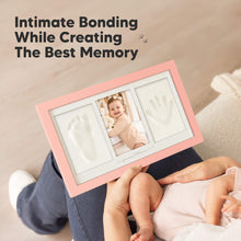 Load image into Gallery viewer, Baby Handprint &amp; Footprint Keepsake Duo Frame (Sweet Pink)
