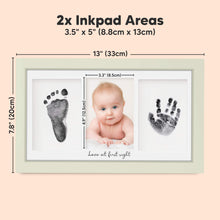Load image into Gallery viewer, Duo Clean Touch Inkless Hand &amp; Footprint Frame Kit (Sage)
