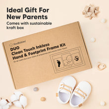 Load image into Gallery viewer, Duo Clean Touch Inkless Hand &amp; Footprint Frame Kit (Sage)

