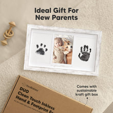Load image into Gallery viewer, Duo Clean Touch Inkless Hand &amp; Footprint Frame Kit (Vintage White)
