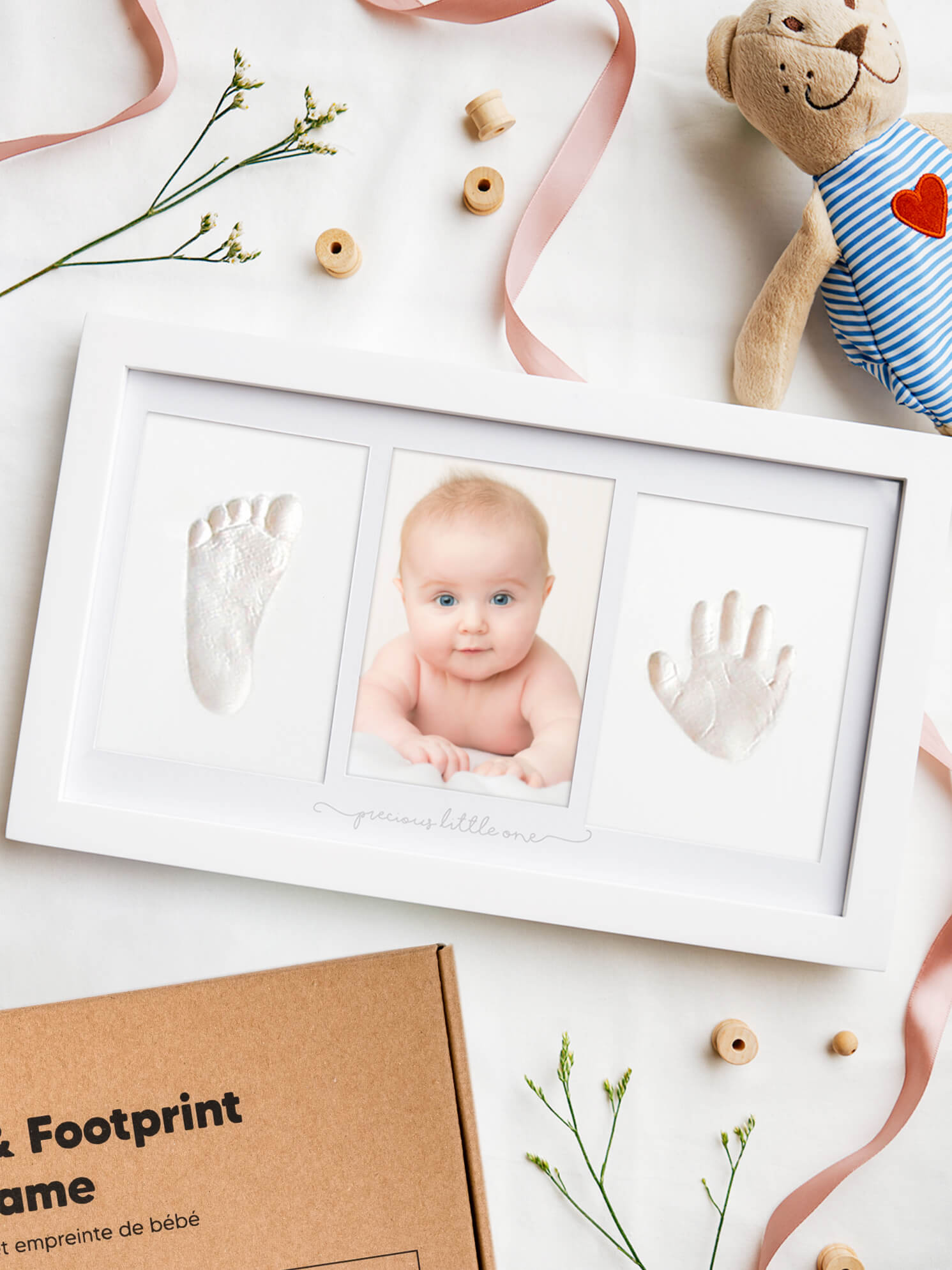 Baby Handprint Footprint Keepsake Kit