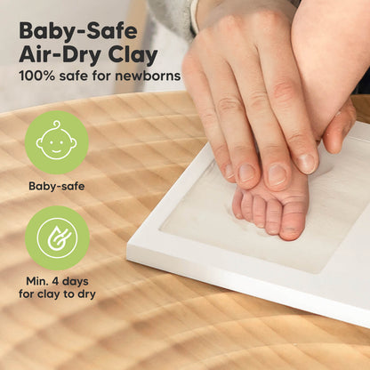 Baby-Safe Air-Dry Clay 100% safe for newborns Min. 4 days for clay to dry 30512654155962