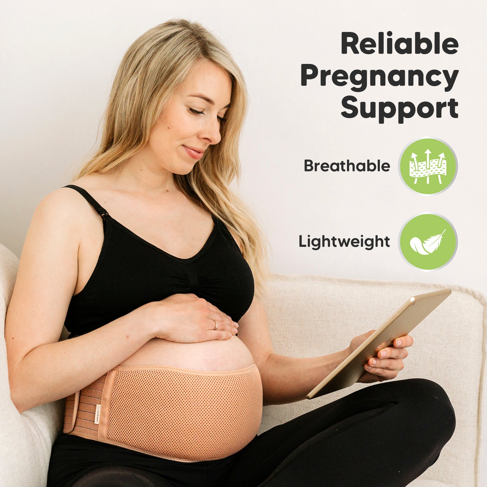 Maternity Belly Band for Pregnancy - Soft & Breathable Pregnancy