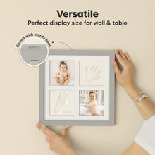 Load image into Gallery viewer, Ever Baby Hand &amp; Footprint Keepsake Frame (Cloud Gray)
