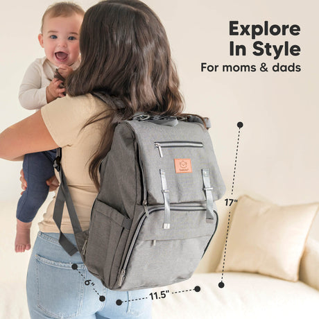 Explore In Style: For moms & dads, 17" x 11.5" x 6"
