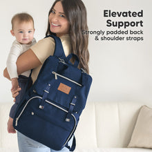 Load image into Gallery viewer, Explorer Diaper Bag (Navy Blue)

