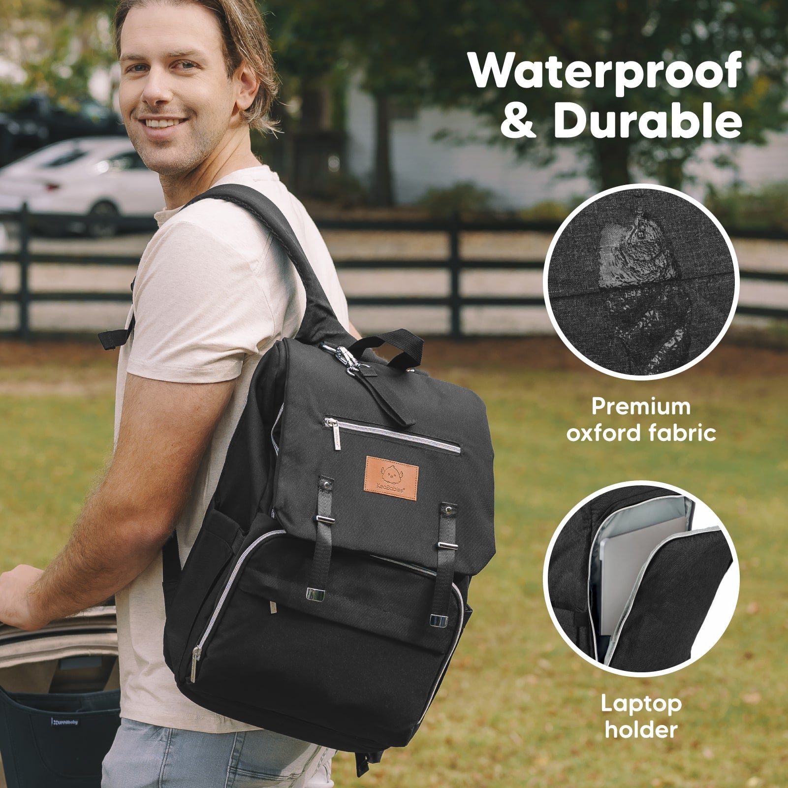 KeaBabies Explorer Diaper Bag/Backpack