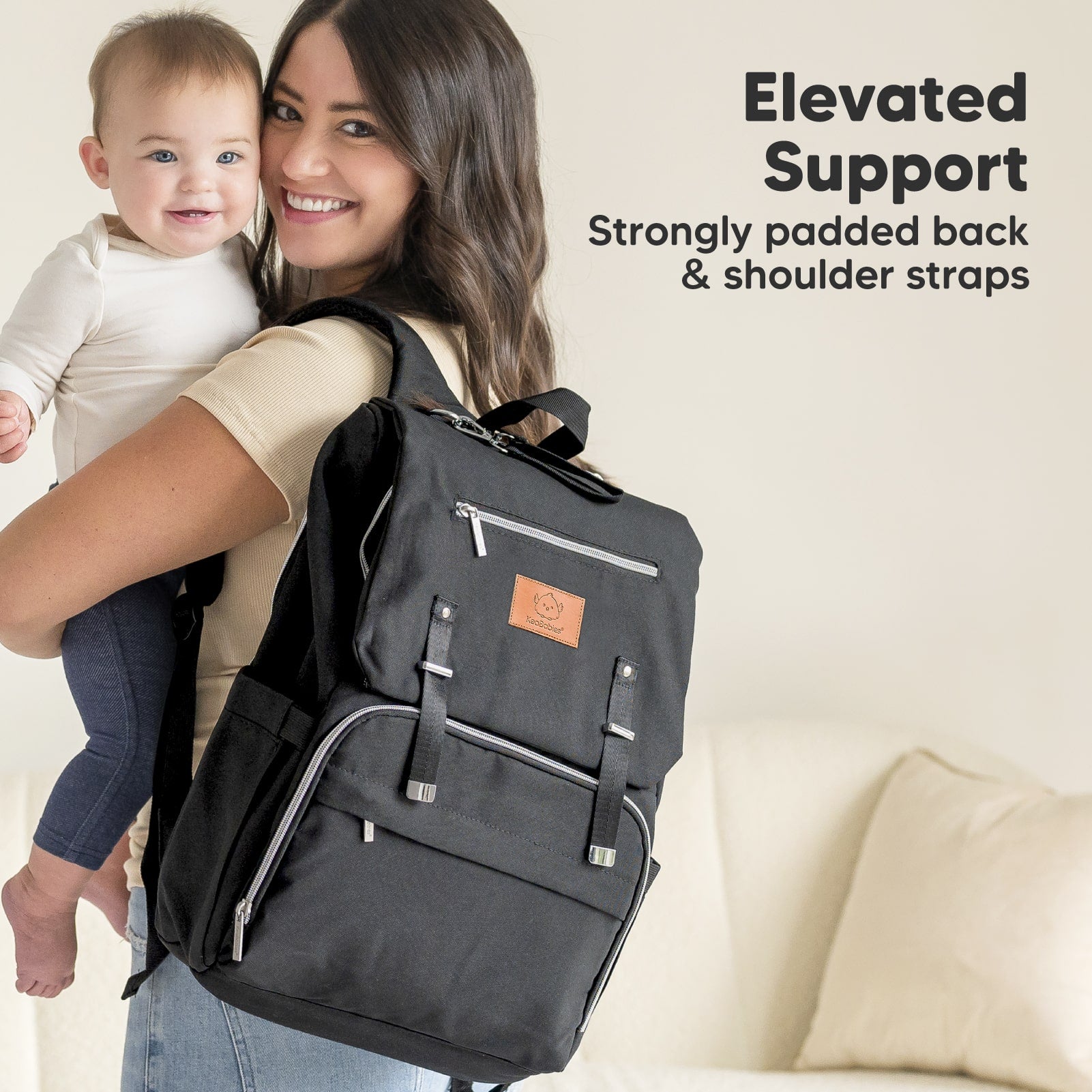 KeaBabies Explorer Diaper Bag/Backpack