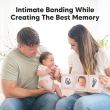 Load image into Gallery viewer, Fond Clean Touch Inkless Hand and Footprint Frame (Petal Pink/Gold)
