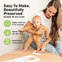 Load image into Gallery viewer, Fond Hand &amp; Footprint Keepsake Frame
