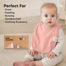 Load image into Gallery viewer, 8-Pack Hallo Drool Bibs (Dahlia)
