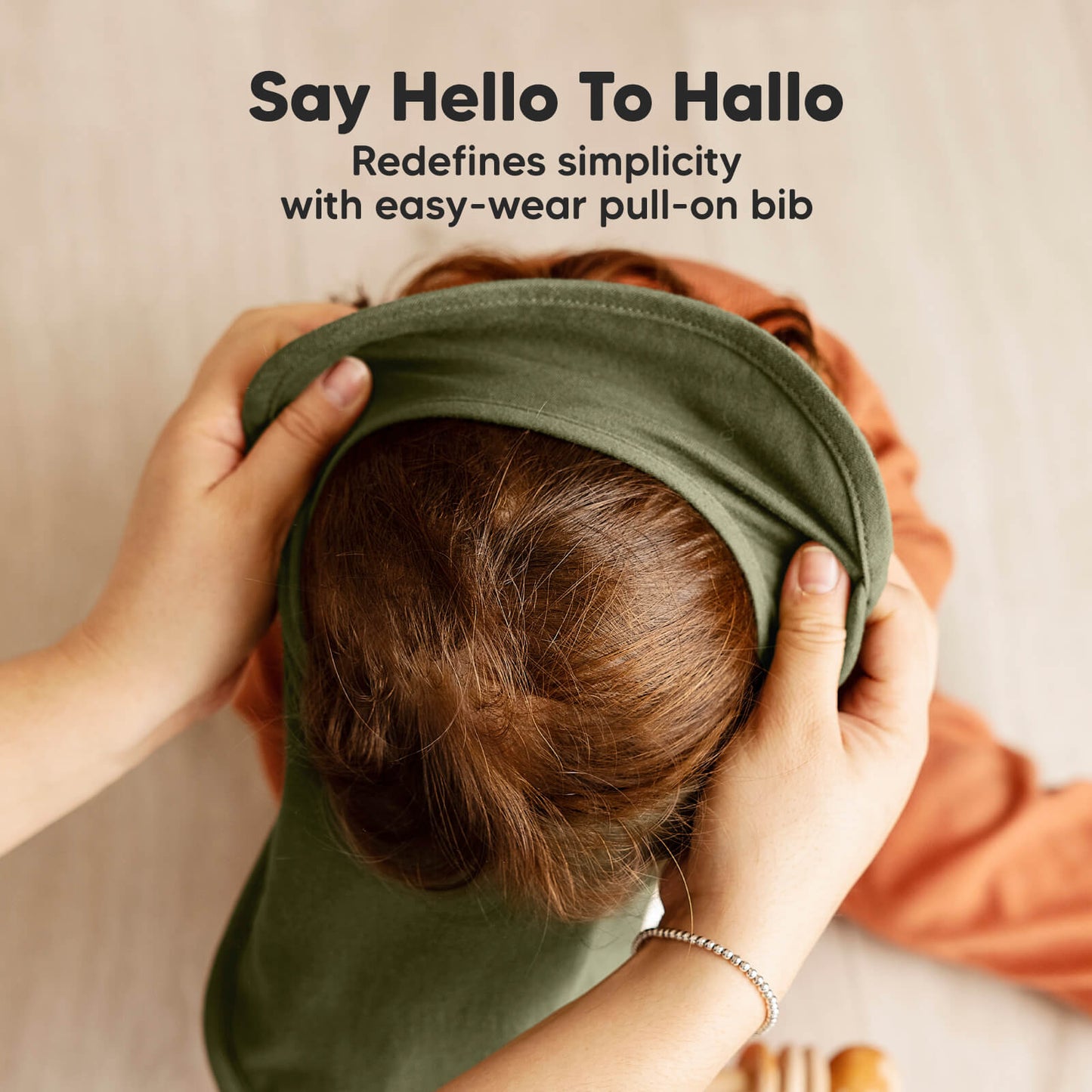 Say Hello To Halo with easy-wear pull-on bib design.
 26319140389050