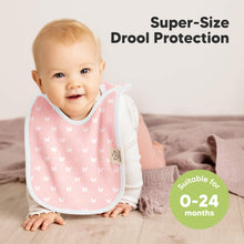 Load image into Gallery viewer, 8-Pack Hallo Drool Bibs (Butterflies)
