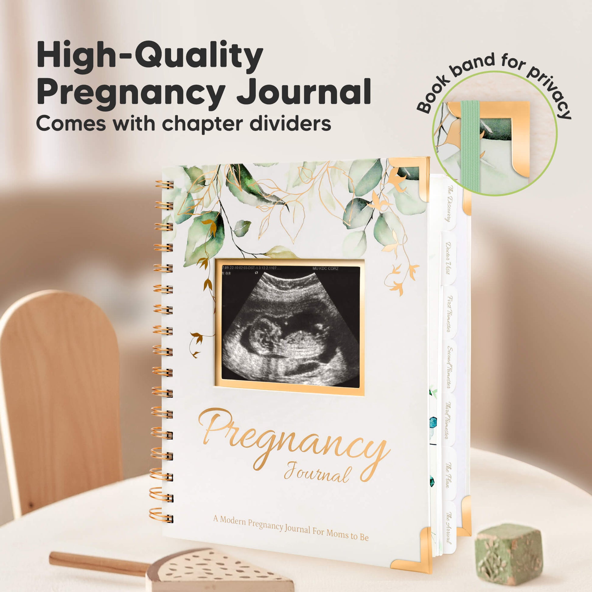 High-Quality Pregnancy Journal: Comes with chapter dividers
 30152293318842