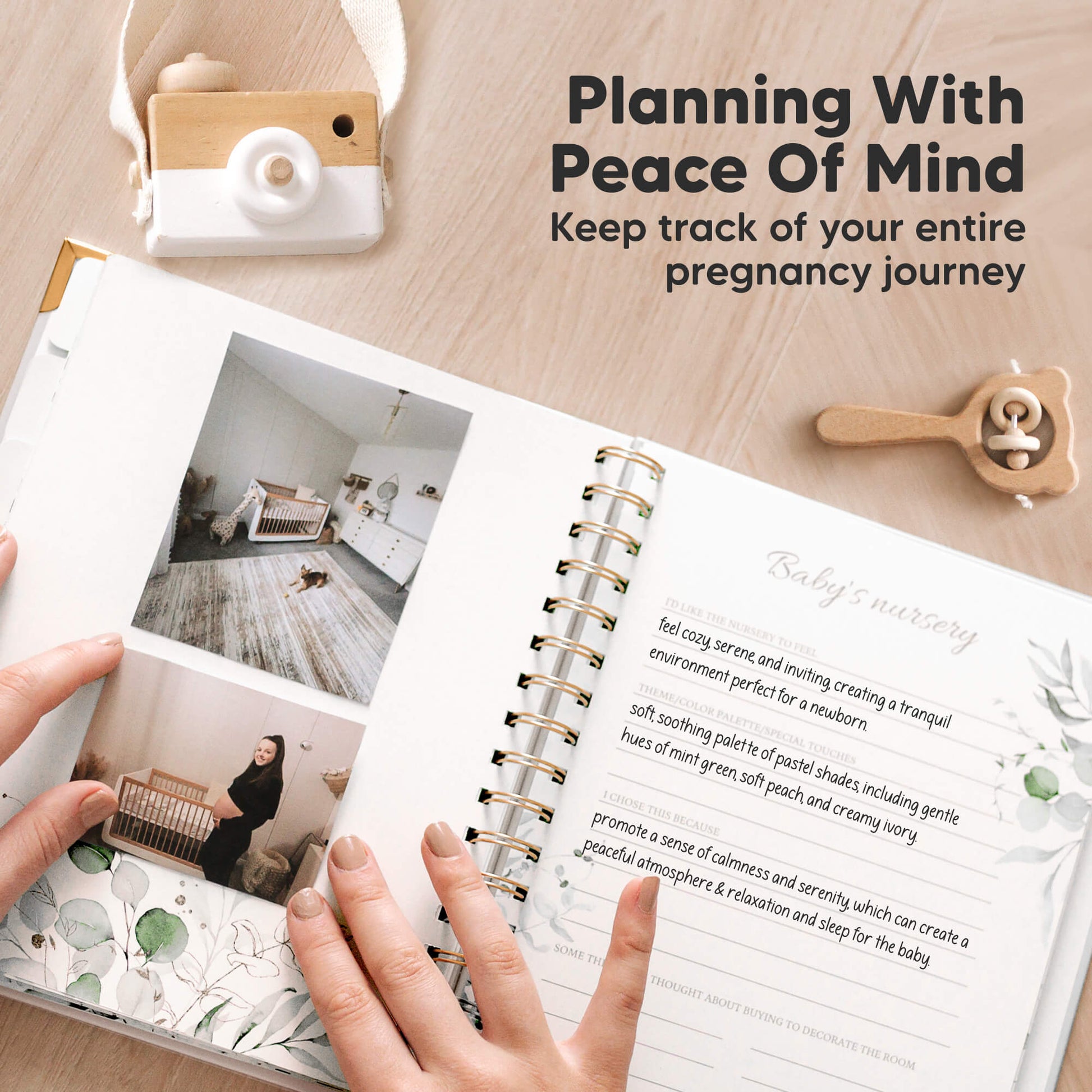 Planning With Peace Of Mind: Keep track of your entire pregnancy journey
 30152294203578