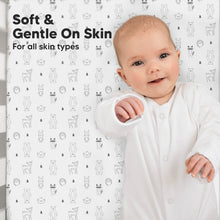 Load image into Gallery viewer, Isla Fitted Crib Sheets (Woodland)
