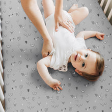 Load image into Gallery viewer, Isla Fitted Crib Sheets (Woodland)
