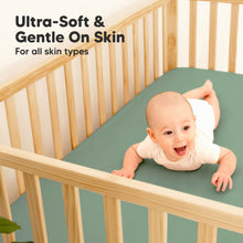 Load image into Gallery viewer, 2-Pack Isla [Protect+] Waterproof Crib Sheets (Hedges)
