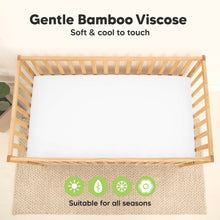 Load image into Gallery viewer, 2-Pack Isla [Protect+] Waterproof Crib Sheets (Rose)
