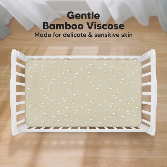 Isla Fitted Crib Sheets (Pine Grove)